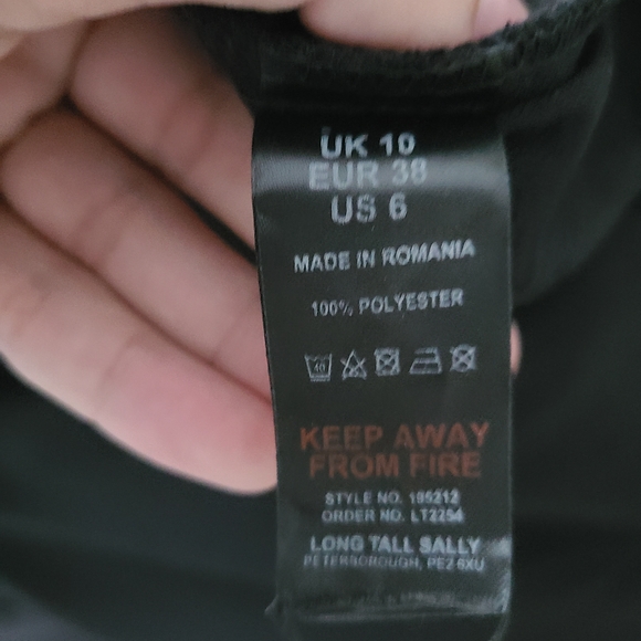 Long Tall Sally Black Lounge Pants - Picture 5 of 5